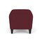 Lesro Siena Lounge Reception 1 Seat Bench, Black, OH Wine Upholstery SN1001 - alternate 3